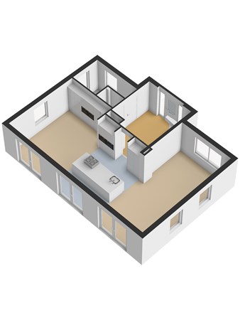 Floorplan - Piet Snoeijersstraat 30, 4651 TT Steenbergen