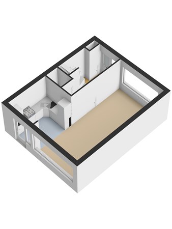 Floorplan - Leeuwerikstraat 18, 3291 XJ Strijen