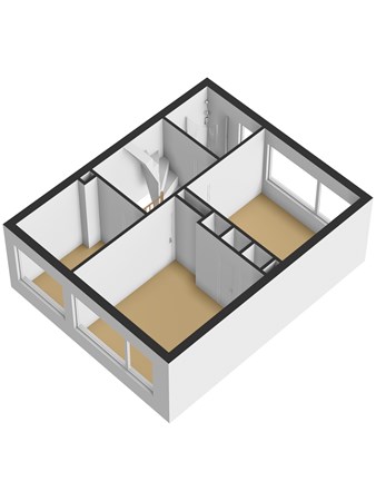 Floorplan - Leeuwerikstraat 18, 3291 XJ Strijen