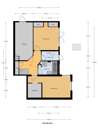 Floorplan - Dorpsstraat 65, 3299 BB Maasdam