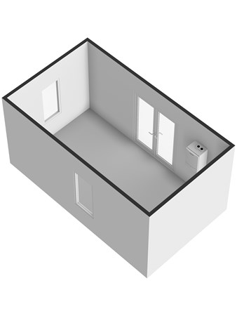 Floorplan - Dorpsstraat 65, 3299 BB Maasdam