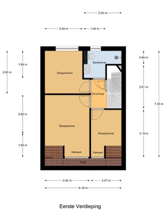 Floorplan - Tulpstraat 13, 3295 SX 's-Gravendeel