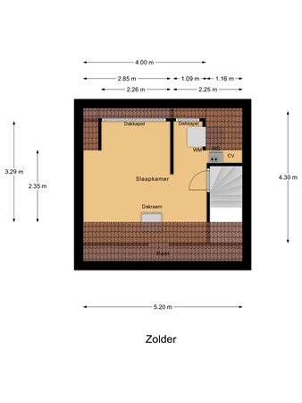 Floorplan - Tulpstraat 13, 3295 SX 's-Gravendeel