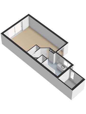 Floorplan - Tulpstraat 13, 3295 SX 's-Gravendeel