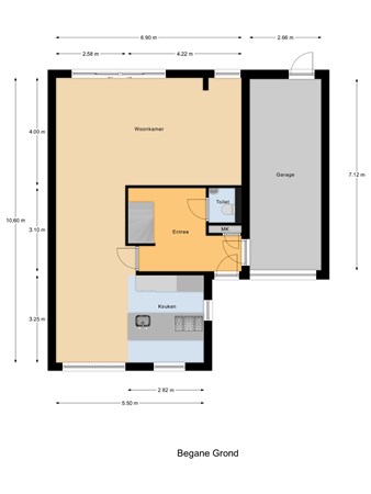 Floorplan - Atalanta 74, 3295 PD 's-Gravendeel