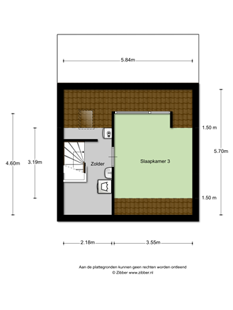 Floorplan - Vliet 27, 3299 XK Maasdam