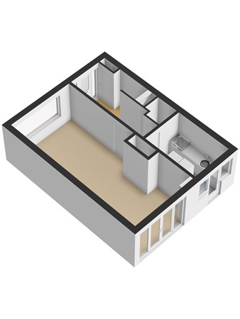 Floorplan - Vliet 27, 3299 XK Maasdam