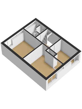 Floorplan - Vliet 27, 3299 XK Maasdam