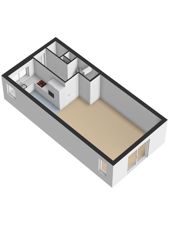 Floorplan - Oranjestraat 64, 3295 AT 's-Gravendeel