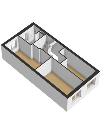 Floorplan - Oranjestraat 64, 3295 AT 's-Gravendeel