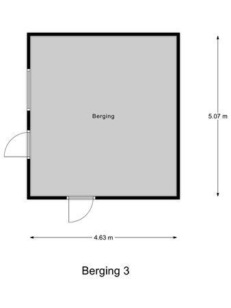 Floorplan - de Ruyterstraat 11, 3274 LJ Heinenoord