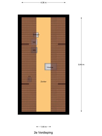 Floorplan - P. De Jongstelaan 17, 3291 TS Strijen