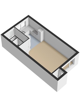 Floorplan - Binnensingel 102, 3291 TC Strijen