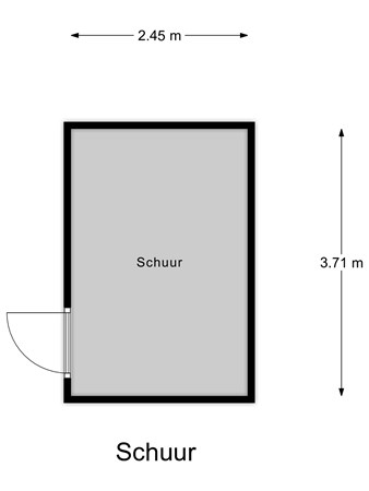 Floorplan - Binnensingel 102, 3291 TC Strijen