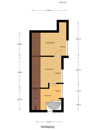 Floorplan - Schenkeldijk 72A, 3295 EH 's-Gravendeel