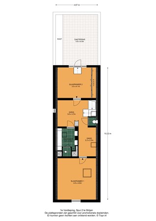 Floorplan - Spui 2, 3291 EV Strijen