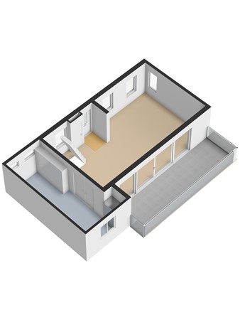 Floorplan - Oud-Cromstrijensedijk OZ 6, 3286 BP Klaaswaal