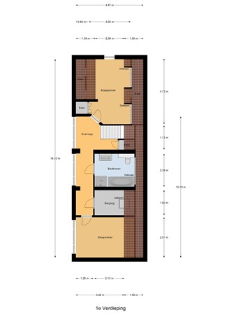 Floorplan - Weelsedijk 52, 3291 LS Strijen