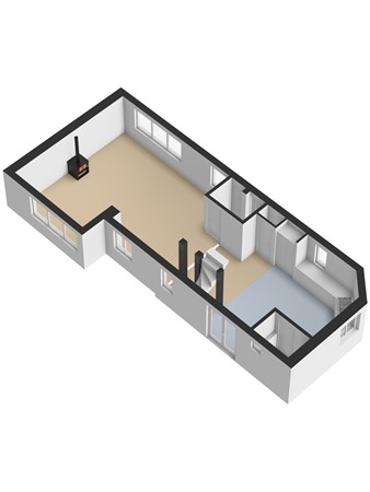 Floorplan - Weelsedijk 52, 3291 LS Strijen