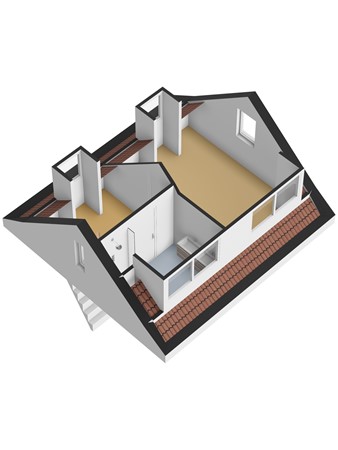 Floorplan - Koninginneweg 2, 3284 KJ Zuid-Beijerland