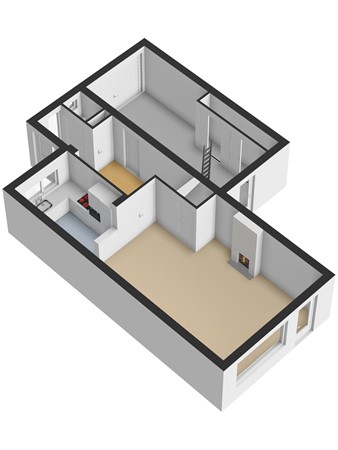 Floorplan - 't Hoogt 37, 3291 GB Strijen