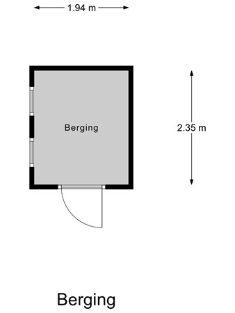 Floorplan - Dokter De Vliegerstraat 26, 3274 NG Heinenoord