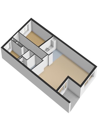 Floorplan - Apollostraat 17, 3291 TK Strijen