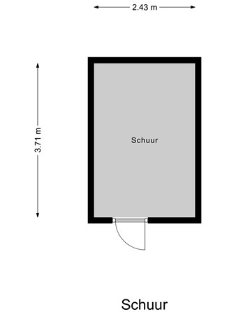 Floorplan - Binnensingel 58, 3291 TC Strijen