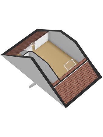 Floorplan - Binnensingel 58, 3291 TC Strijen