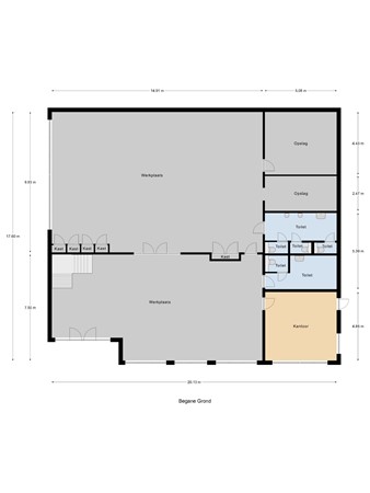 Floorplan - Antonie Van Leeuwenhoekstraat 16, 3291 CR Strijen