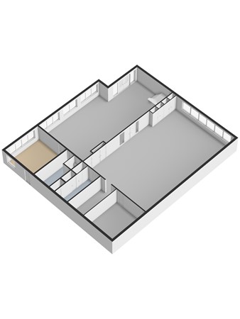 Floorplan - Antonie Van Leeuwenhoekstraat 16, 3291 CR Strijen