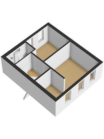 Floorplan - Jacob van Rijsoordstraat 12, 3161 XC Rhoon