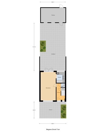 Floorplan - Jacob van Rijsoordstraat 12, 3161 XC Rhoon