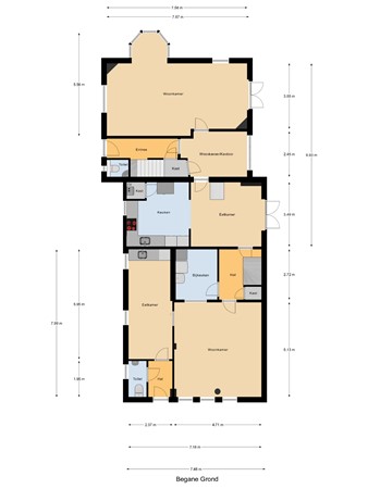 Floorplan - Kruisdijk 2, 3291 LH Strijen