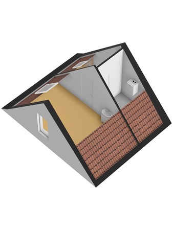 Floorplan - Poldervaart 45, 3295 GV 's-Gravendeel