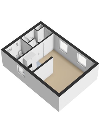 Floorplan - In 't Veldstraat 47, 3295 AJ 's-Gravendeel
