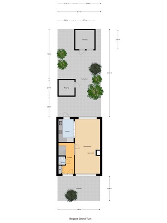 Floorplan - Kolgansstraat 8, 3291 VC Strijen