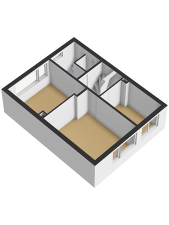 Floorplan - Kolgansstraat 8, 3291 VC Strijen
