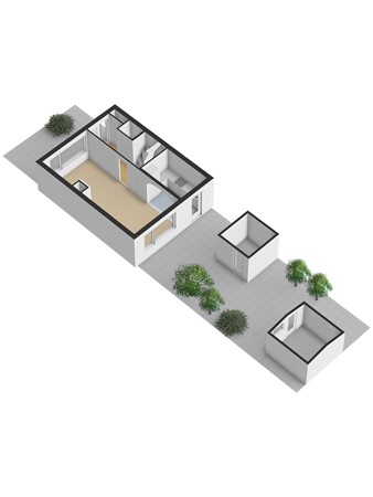 Floorplan - Kolgansstraat 8, 3291 VC Strijen