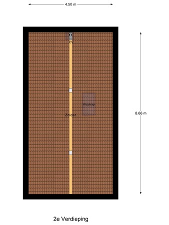 Floorplan - Nieuwestraat 72, 3291 AS Strijen