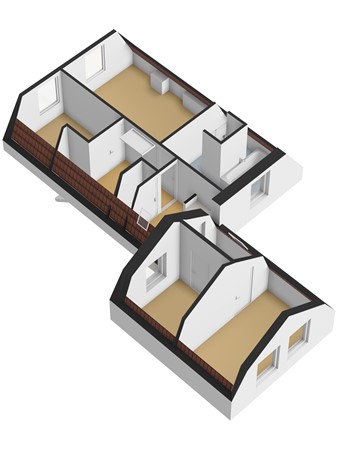 Floorplan - Nieuwestraat 72, 3291 AS Strijen