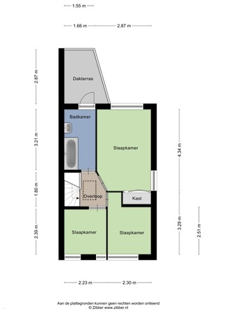Floorplan - Verbruggestraat 38, 3295 AX 's-Gravendeel