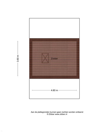 Floorplan - Verbruggestraat 38, 3295 AX 's-Gravendeel