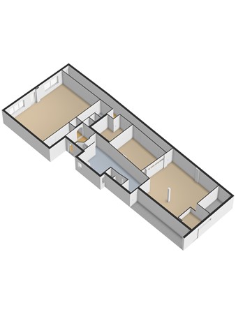 Floorplan - Boompjesstraat 27, 3291 AA Strijen