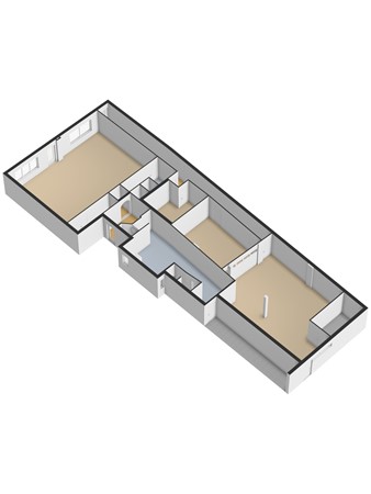 Floorplan - Boompjesstraat 27, 3291 AA Strijen