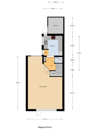 Floorplan - Tulpstraat 9, 3295 SX 's-Gravendeel