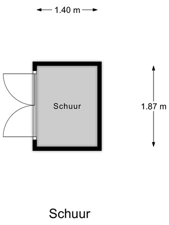 Floorplan - Tulpstraat 9, 3295 SX 's-Gravendeel