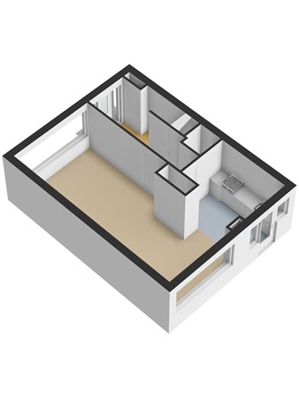 Floorplan - De Roolaan 31, 3273 AD Westmaas
