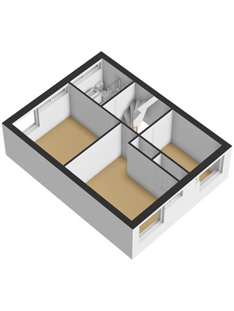 Floorplan - De Roolaan 31, 3273 AD Westmaas