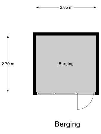Floorplan - De Roolaan 31, 3273 AD Westmaas